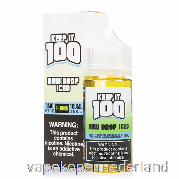 Vape Nederland Dauwdruppel Ijskoud - Bewaar Het 100 - 100 Ml 0 Mg